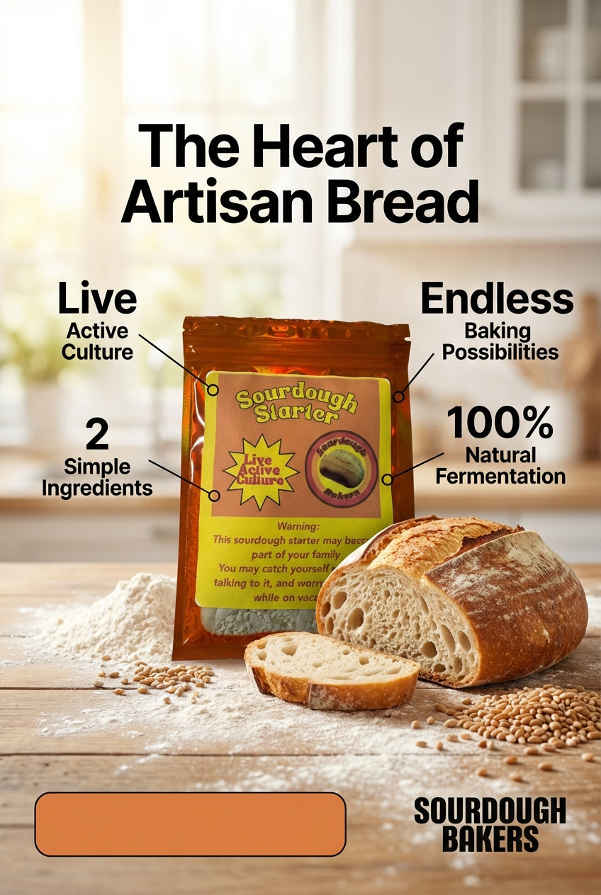 Sourdough Bakers-Active Live Sourdough Dehydrated Starter